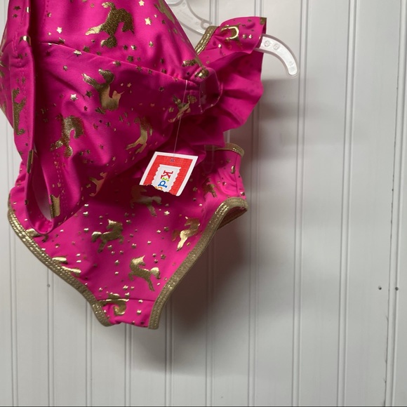 NWT Kidgets 2 Piece Unicorn Bathing Suit Sz 12M - Picture 2 of 4